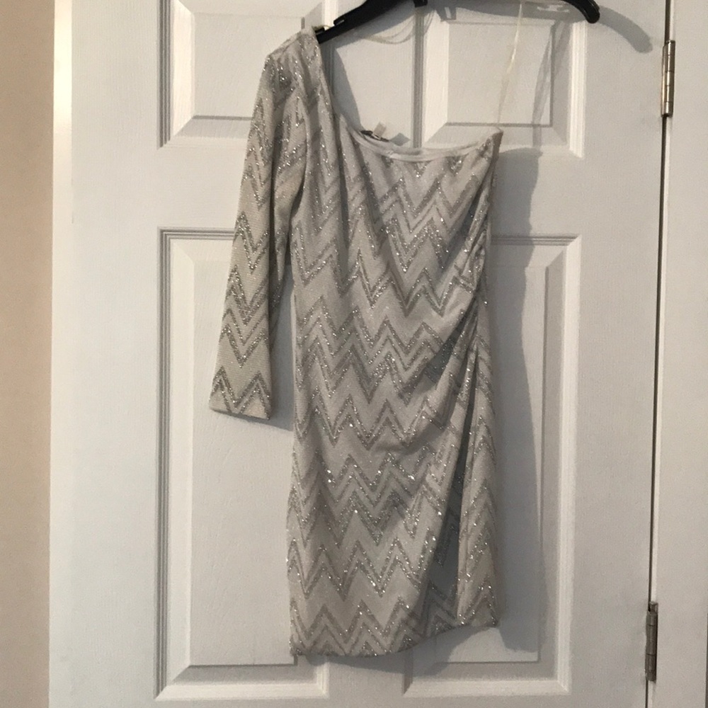 Grey and silver dress